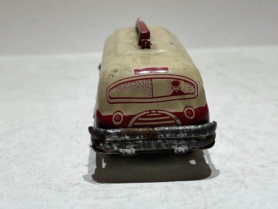 JOUET CR / JOUET ANCIEN TÔLE / BUS TÔLE CHARLES ROSSIGNOL / MADE IN FRANCE CR - Photo 3/4