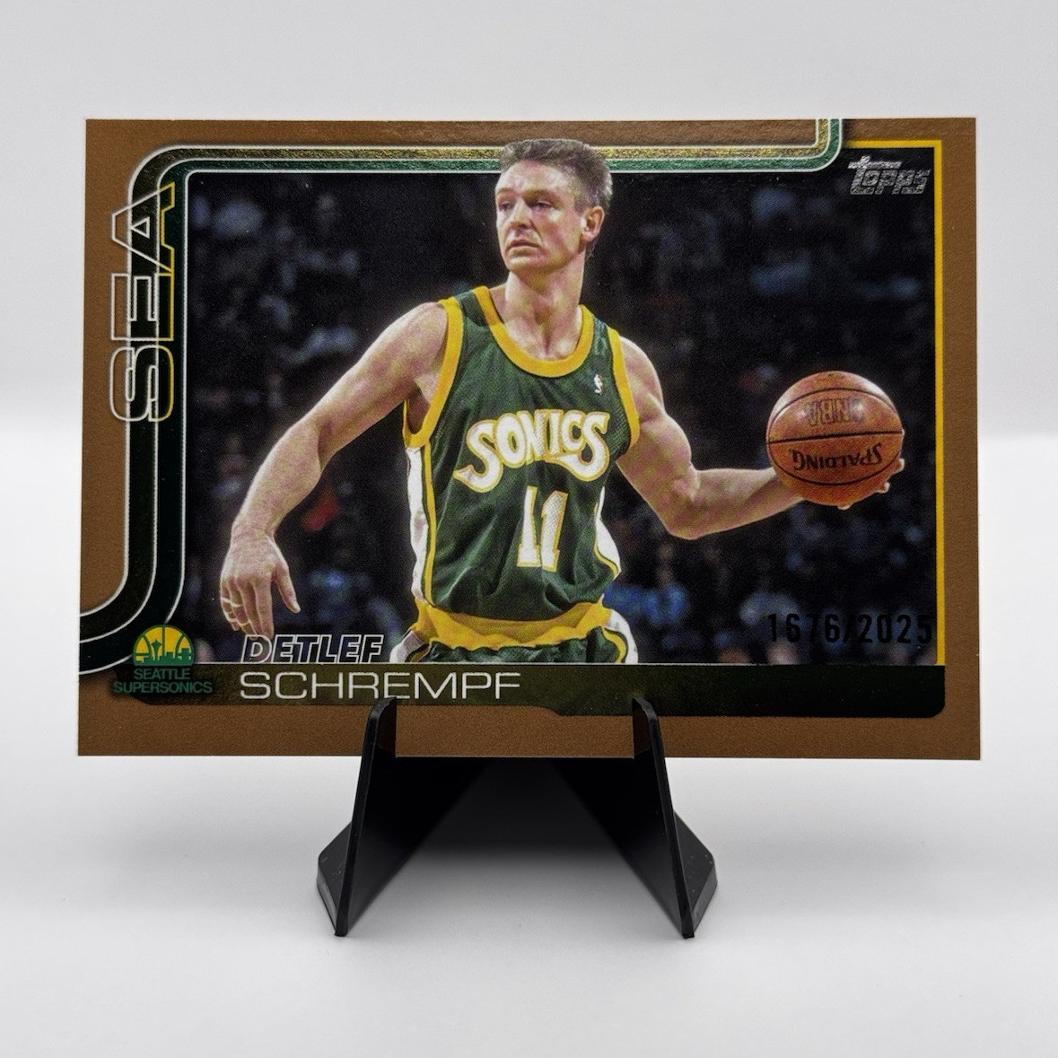 Topps 2025-26 Detlef Schrempf #270 Gold /2025 Seattle SuperSonics
