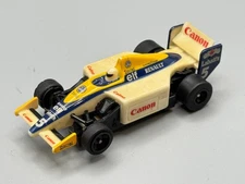 TOMY AFX SG+ F1 Williams-Renault White/Blue/Yellow Canon Elf #5 Slot Car - Used