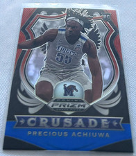 2020-21 Prizm Draft Basketball Precious Achiuwa Memphis Red White Blue Prizm RC
