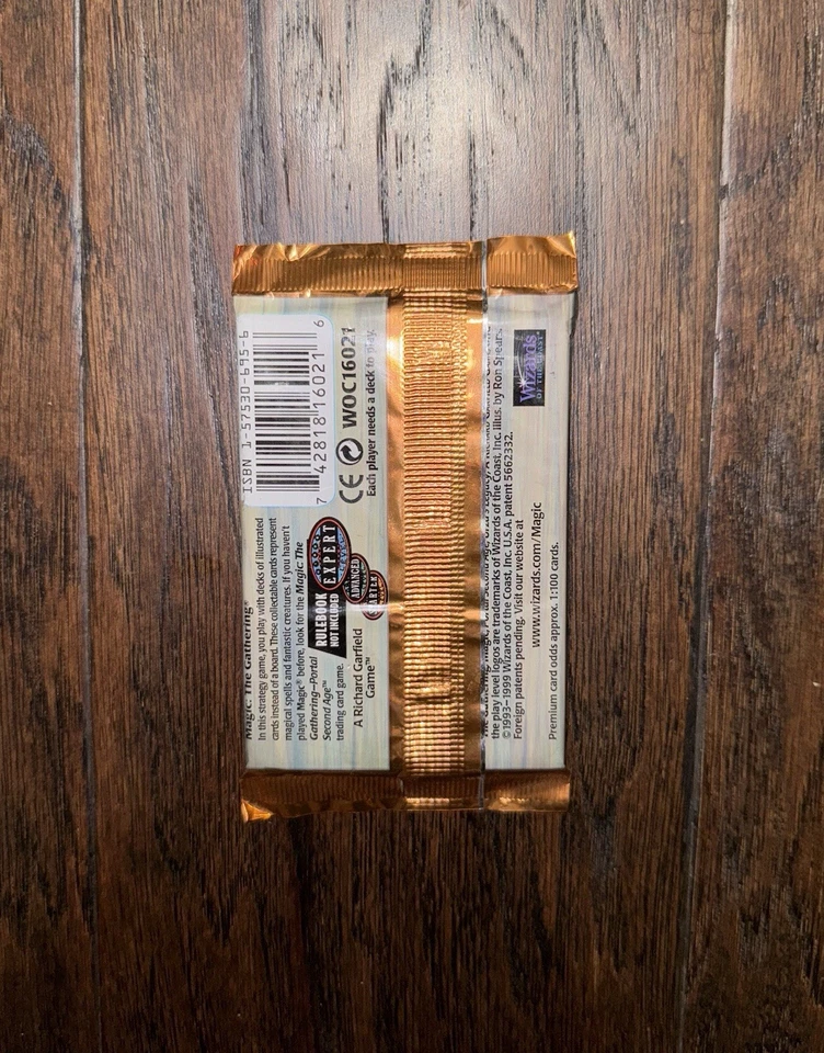 Vintage Urza's Legacy 1999 MTG Magic The Gathering Booster Pack NEW SEALED - Image 2 of 2