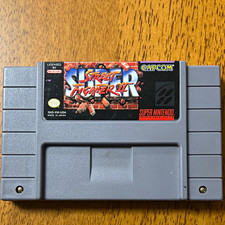 Capcom Super Street Fighter II Nintendo SNES Fighting Game NTSC-U/C
