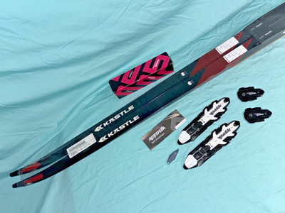   New! KASTLE RX10 Classic SKIN Soft 196cm SKIS Rottefella Xcelerator Bindings