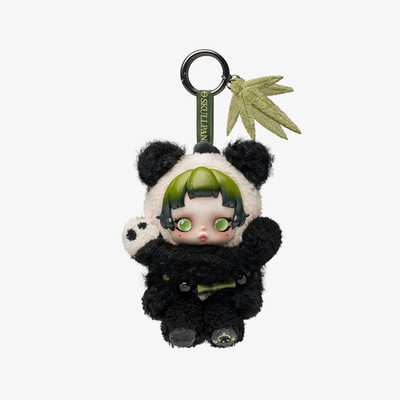 SKULL PANDA PLUSH DOLL PENDANT 日本限定 Authentic Skullpanda Lazy Panda Plush Doll Pendant Trend Art Cute
