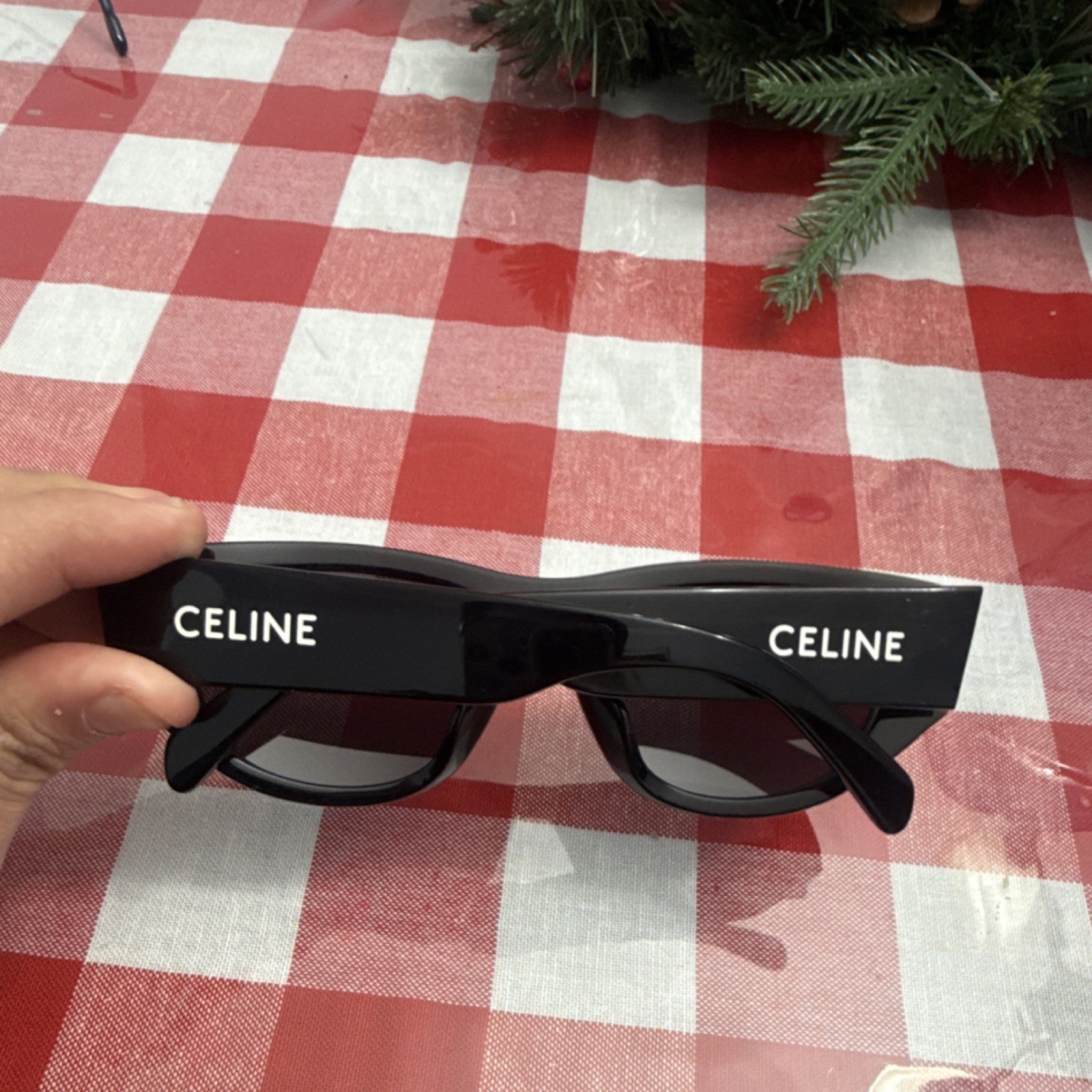 CELINE CL40278U 01A Black Rectangular Women's Sun… - image 2