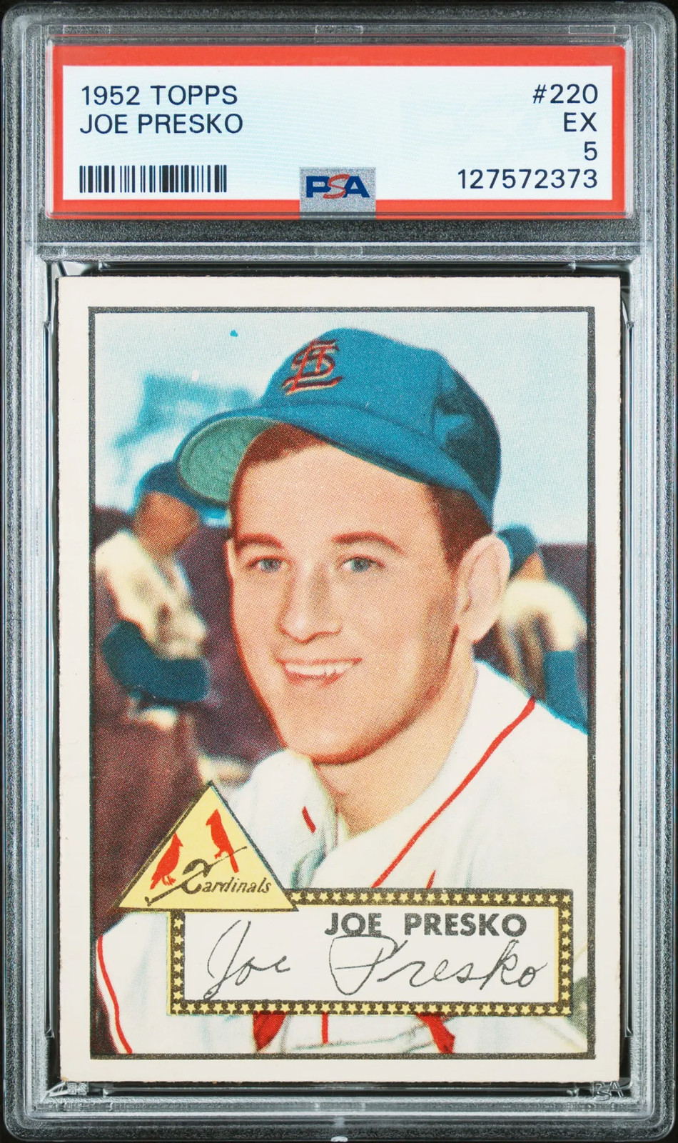 1952 Topps #220 Joe Presko PSA 5 Excellent (373)!!