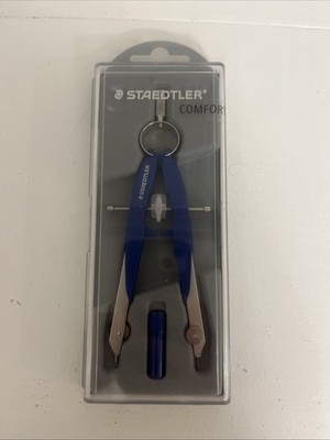 STAEDTLER Mars Comfort 556 00 compass with spindle guide, center drive spindle,
