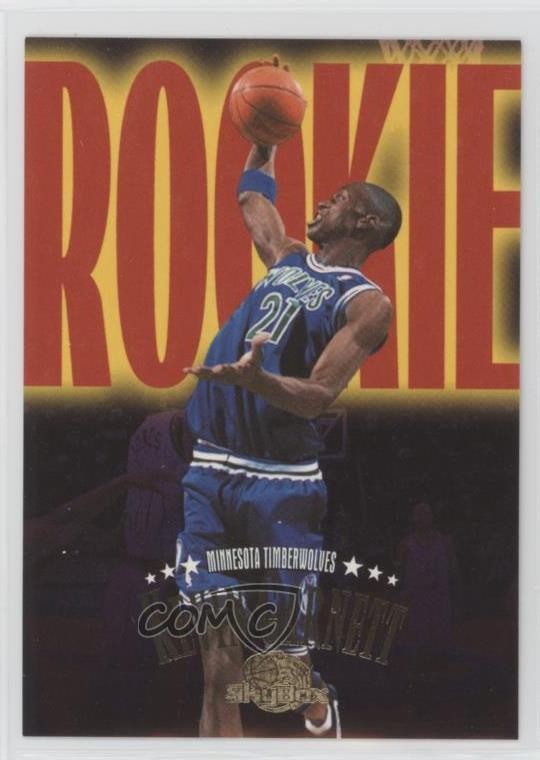 1995-96 Skybox Premium Rookie Kevin Garnett #233 Rookie RC HOF