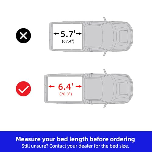 Soft Roll Up Truck Bed Cover Compatible with 2019-2025 Ram 1500 New Body - Picture 4 of 7