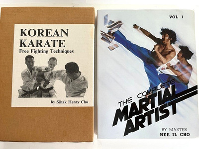 Korean Karate Free Fighting Techniques AND The Complete Martial Artist, Both NEW