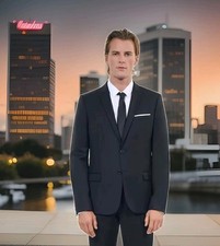 THE KOOPLES: 550: NAVY: TAILOR SUPER 100'S BLAZER: EU 46: US 36: SMALL: NEW:NWT