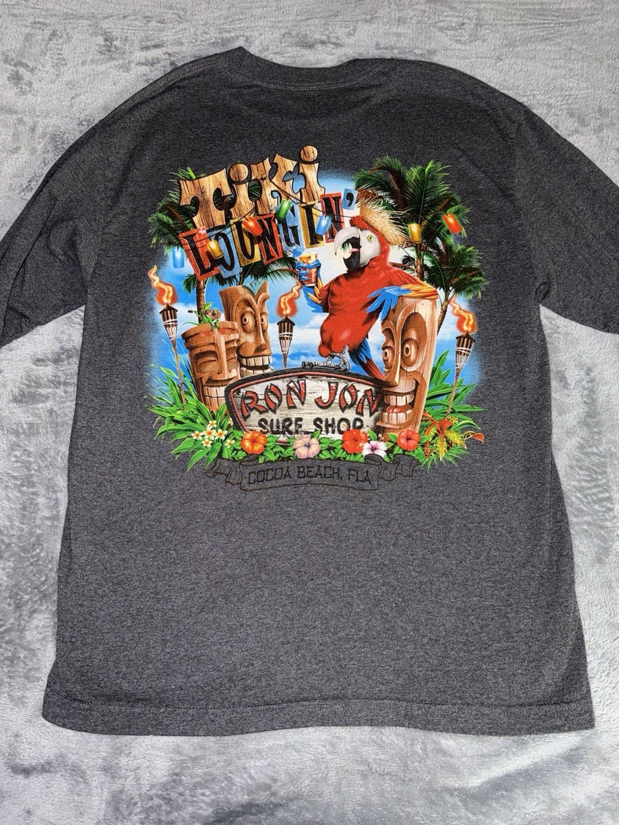 Ron Jon Surf Shop Cocoa Beach Florida Mens Longsleeve T-Shirt Size
