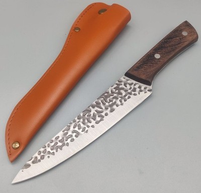 Albainox Messer Hunting II Knife Fixed Blade 3Cr13MoV Stahl Holzgriff Scheide