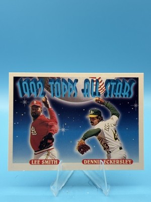 1993 Topps #411 Lee Smith / Dennis Eckersley