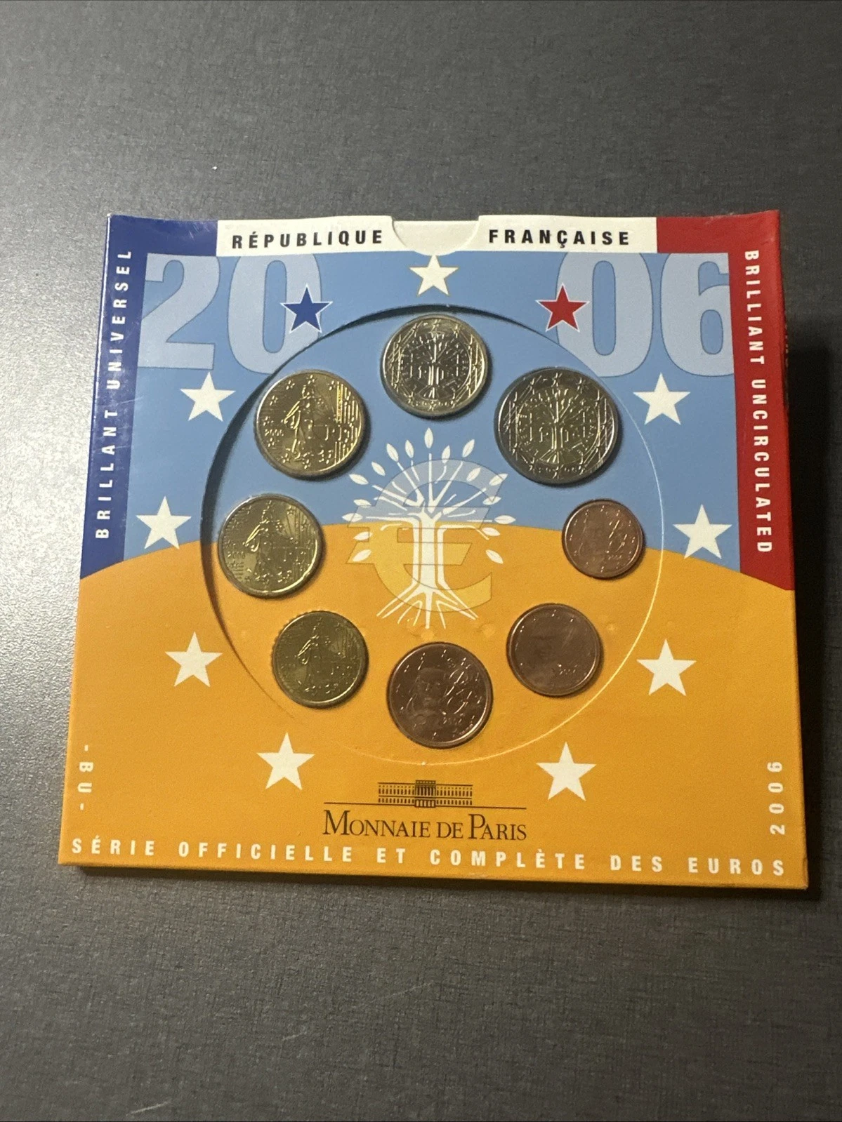 Coffret Monnaie De Paris Série Officielle Et Complète Des Euros 2006