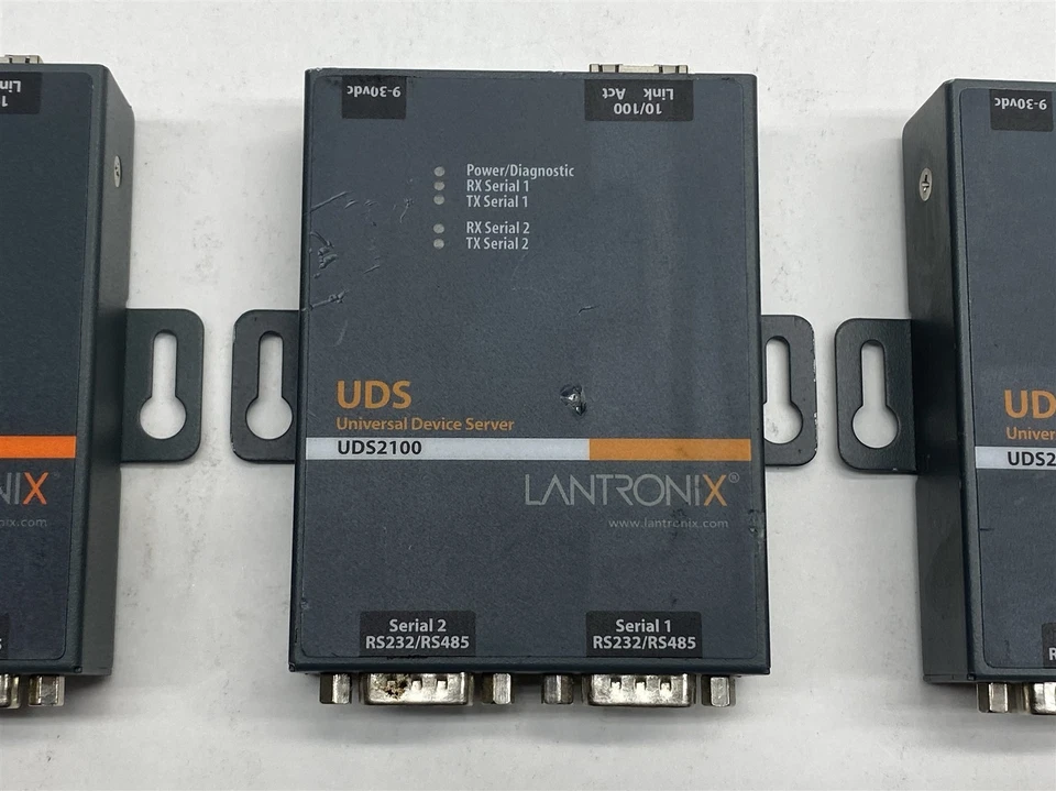Lantronix UDS2100 Serial Ethernet 2-Port Universal Device Server Lot 4 *No PSU - Image 2 of 4