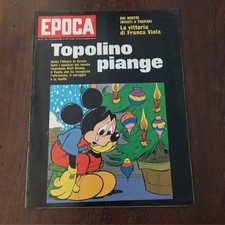 EPOCA 848 25 DIC. 1966 - TOPOLINO PIANGE LA MORTE DI WALT DISNEY - OTTIMO STATO