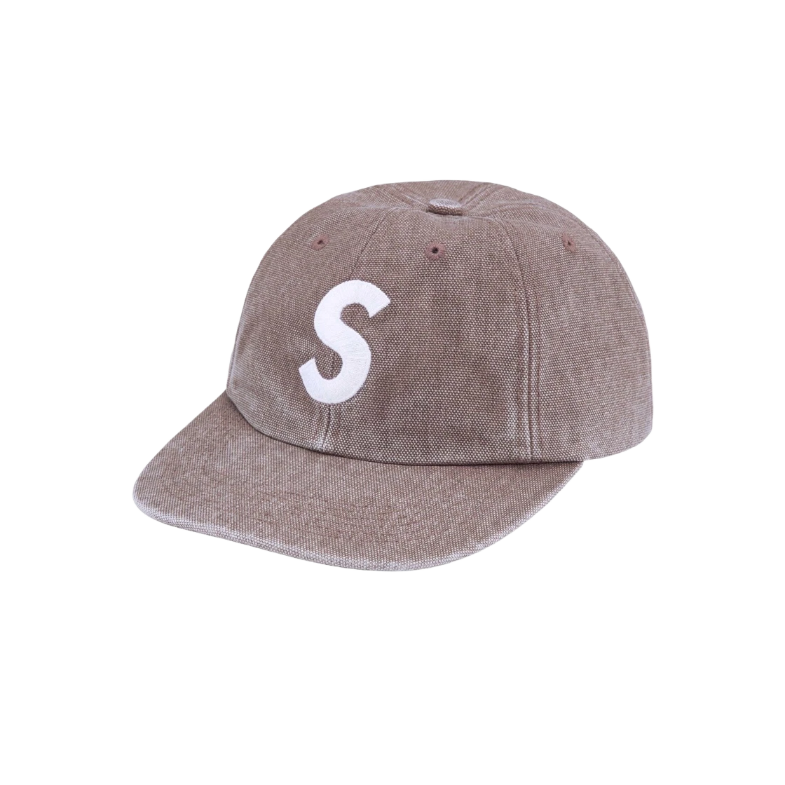 Logo Supreme Pigment S 6 panneaux kaki   24FW