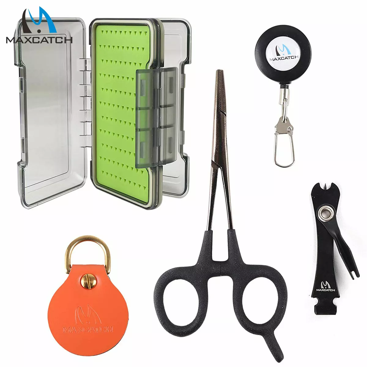 Maxcatch Fly Fishing Accessories Vest Pack Tool Combo, Fly Box, Line Nipper