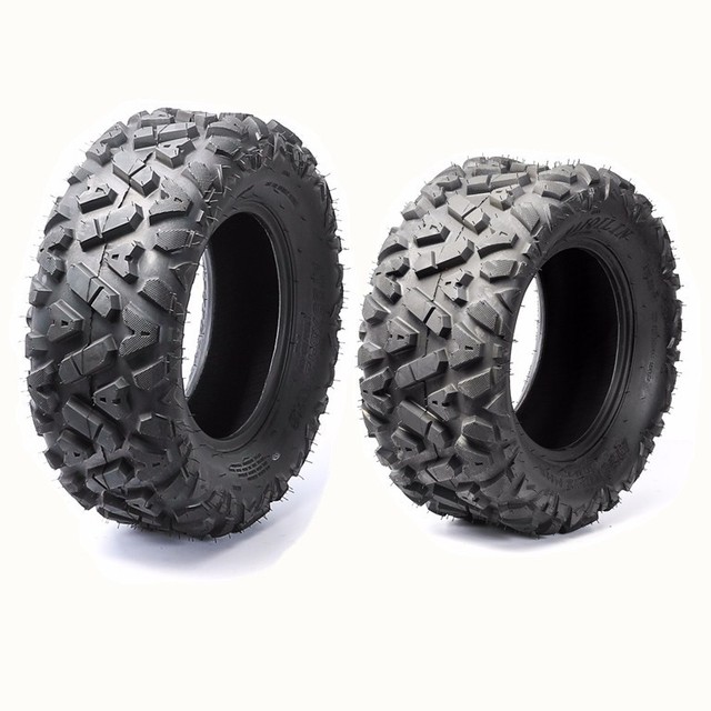 Set 2 ATV Tires 25x812 25x8x12 Front & 25x1012 25x10x12 Rear 6PR eBay