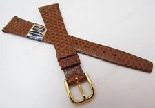 STYLECRAFT,NOS,70's Canada MADE "Royal Lizard",16mm,LADIE'S WATCH BAND,B16-21