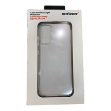 Verizon Clear Case & Blue Light Screen Protec...