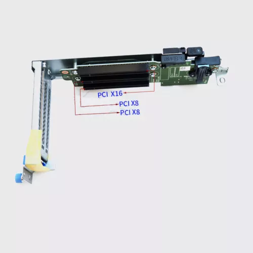 DELL J7W3K 2A, 1X16, RISER CONFIG 3,4,5,6 FOR POWEREDGE R740 R740D - Picture 2 of 6