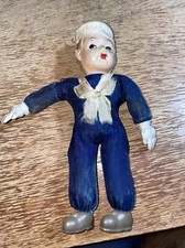 Antique U.S. Navy Sailor Straw And Celluloid Doll Made In Japan