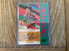 2021-22 Panini Court Kings Basketball Tre Mann Fresh Paint Rookie Auto 188/199 