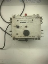 TOPAZ ELECTRONICS AUTOMATIC POWER SYSTEM 315 BK 12-60-120