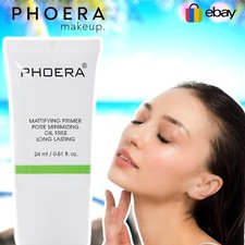 Phoera Face Primer Makeup Base Oil Control Moisturise Skin Liquid Foundation UK