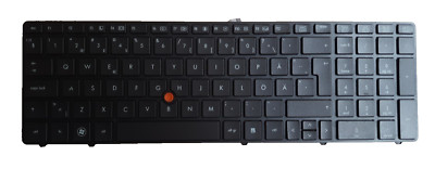 HP EliteBook 8560w Keyboard Swedish QWERTY Keyboard Swedish
