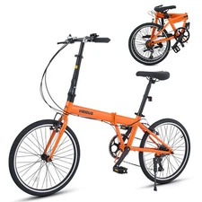 Secondhand Folding Bike 20 Inch Lightweight Folding Bicycle for Adult Slate Blue