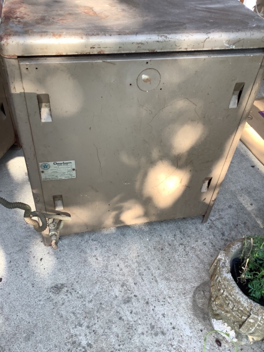 Vintage Dearborn Room space Heater 39,950 BTU Natural Gas with grates 3 |  eBay