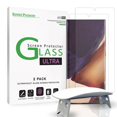 amFilm Galaxy Note 20 Ultra Tempered Glass Screen Protector (UV