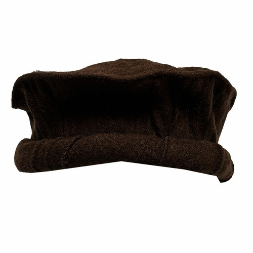 Homme Afghan Laine Mélange Crâne Casquette Marron Homme Afghan Laine Mélange Crâne Casquette Marron
