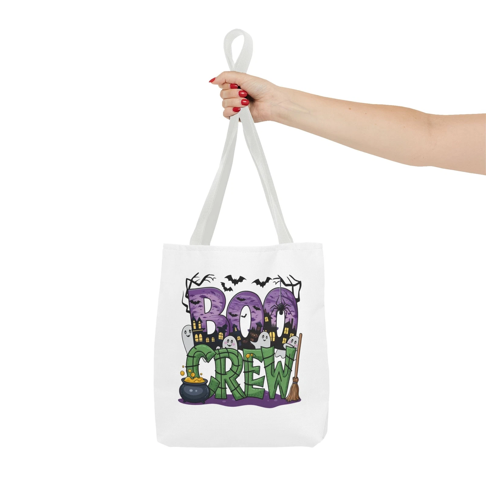 Boo Crew Halloween Tote Bag (AOP)