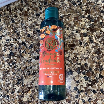 Yves Rocher Limited Edition discontinued Orange Fondant Shower Gel 6.7 fl oz new