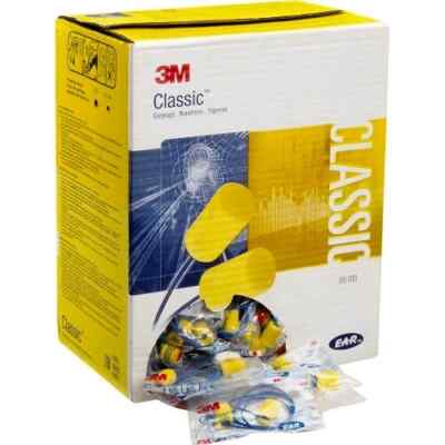 3M Disposable Foam CORDED Ear Plugs Shooting Sleep Aid Noise Reduction NRR 29dB