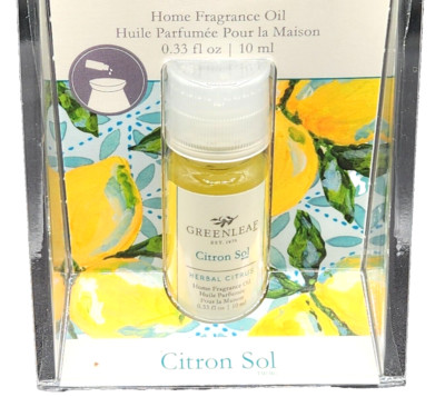 Bridgewater Home Fragrance Oil Citron Sol scent for oil warmer New