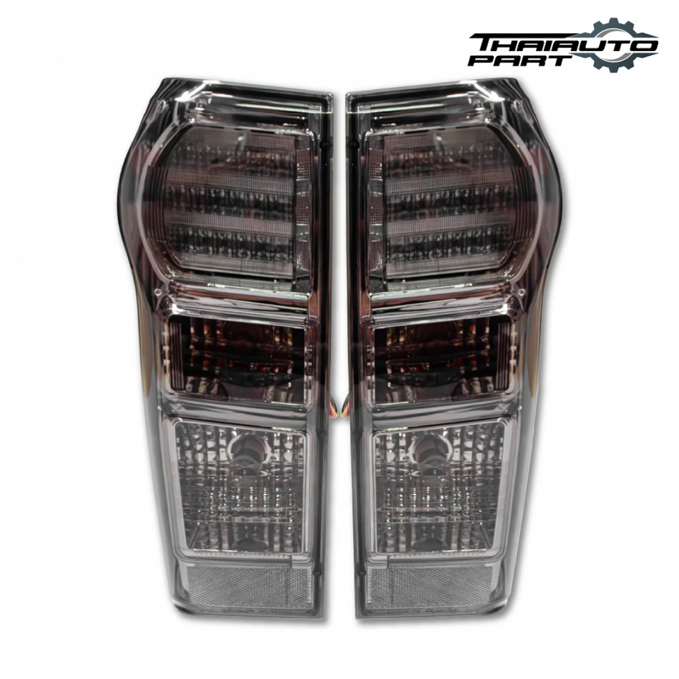 FIT 2012-2019 Isuzu D-Max Dmax Pickup Led Tail Light Lamp Black Lens Smoke - Image 2 of 4