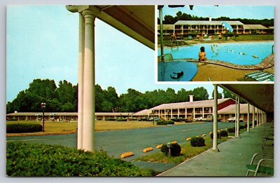 Kentucky Terrace Motel Quality Inn U.S. 41 Henderson Kentucky Vintage Postcard