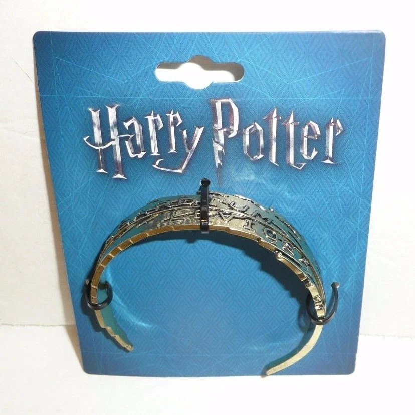 Harry Potter Metal Cuff Bracelet Feather Levitation Wingardium