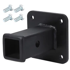 Hitch Wall Mount 2" Bolt-On Receiver Opening Hitch Tube Bumper Trailer Hitch US
