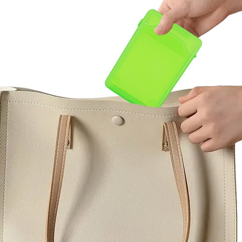 Boîte de rangement disque dur disque dur IDE SATA 3,5 pouces boîtier caddy disque dur en plastique (vert) - Photo 8/11