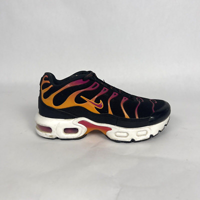 Nike Air Max Plus, Black Active Pink, DX9265-001, Preschool Kids Youth Size 12C