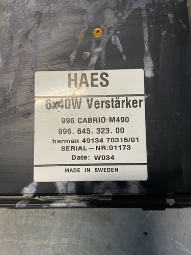 01 AMPLIFICADOR AUDIO RADIO PORSCHE 911 OEM 99664532300 - Imagen 2 de 9