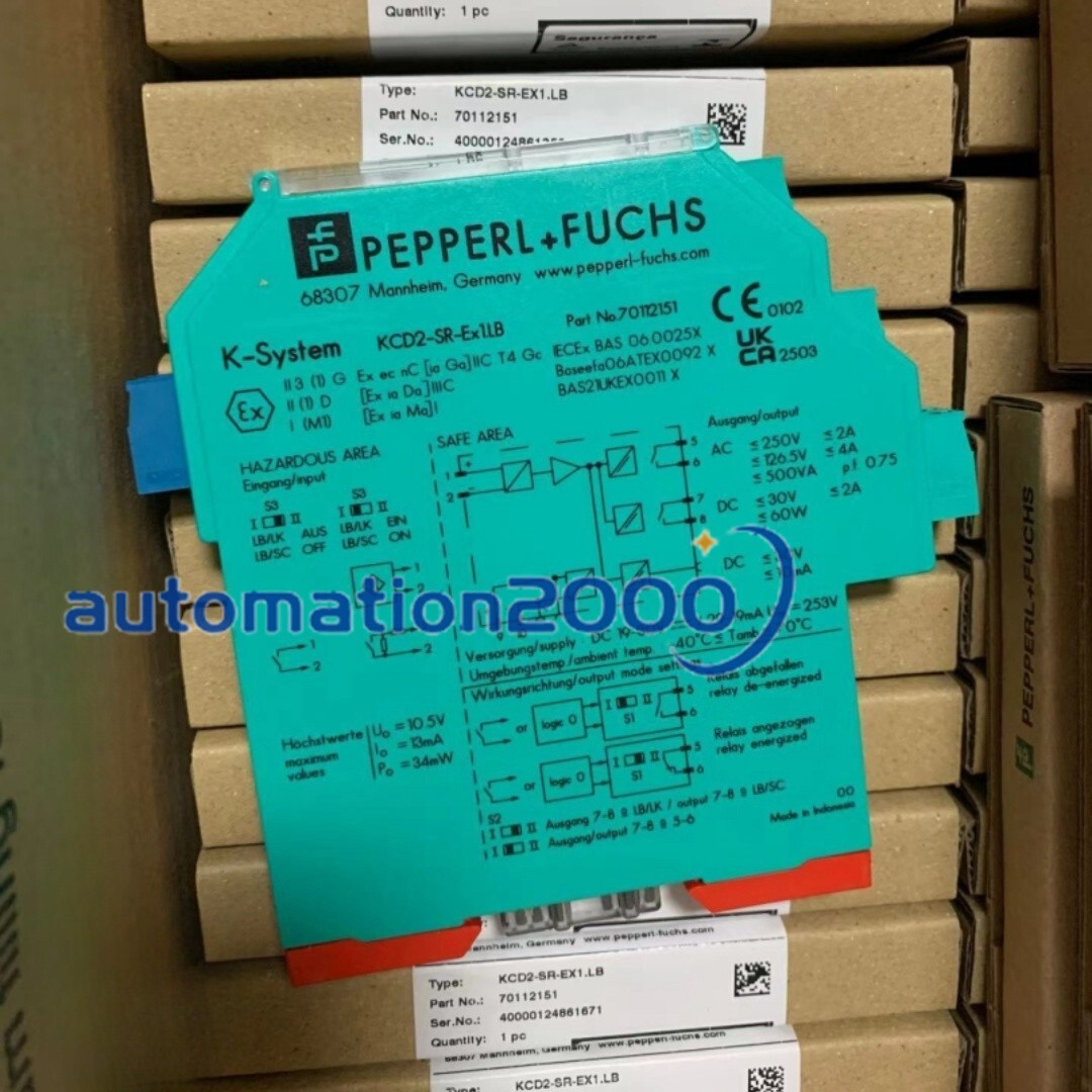 1pcs New Pepperl+Fuchs KCD2-SR-EX1.LB Signal isolator safety barrier
