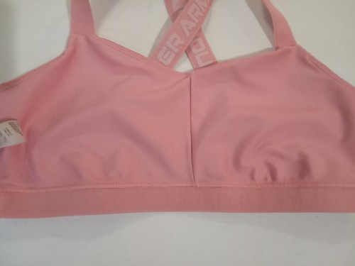 3 Lot UNDER ARMOUR Racerback Sports Bra Women's Medium Black Pink Athletic - Picture 10 of 12