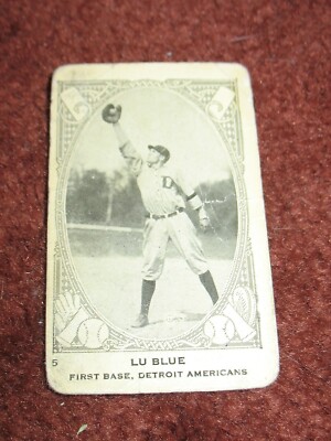 1922 NEILSON'S CHOCOLATE  V61-1 ~#5 LU BLUE Detroit Tigers